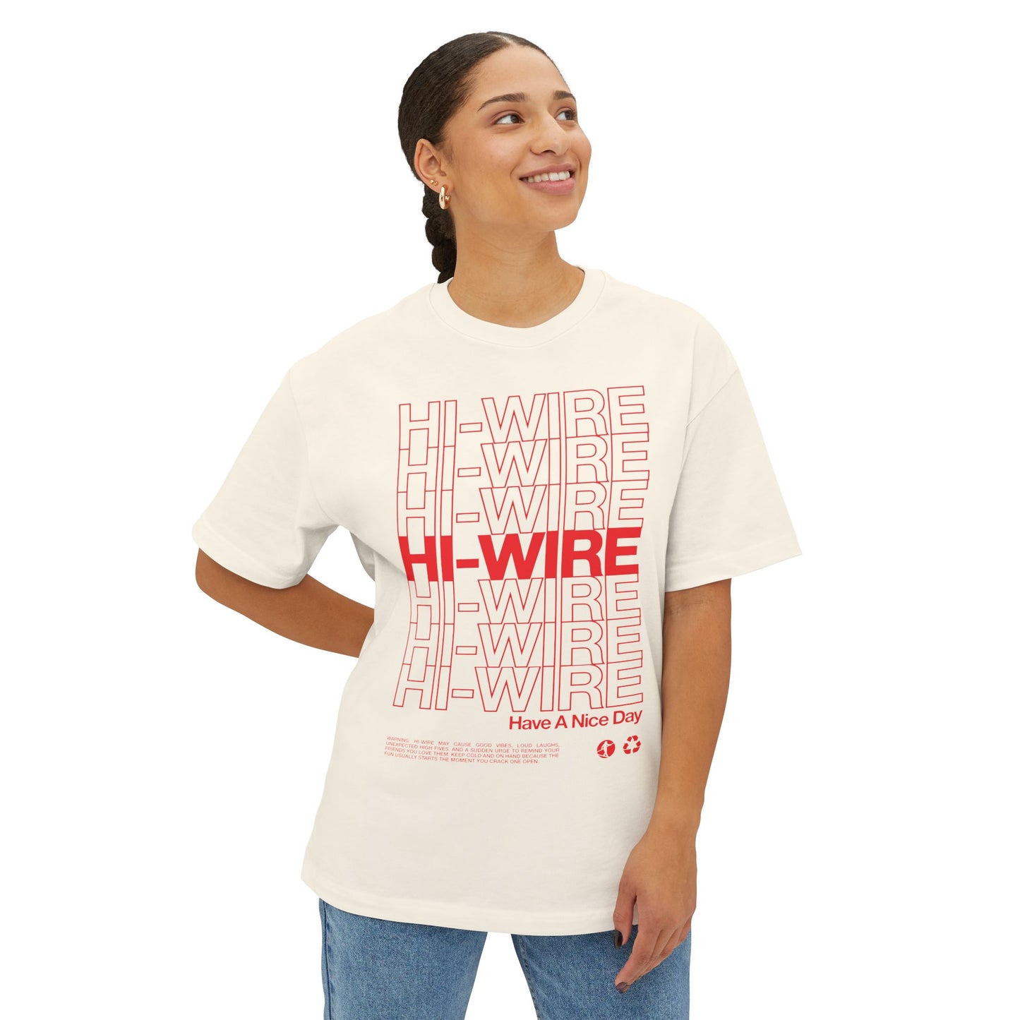Hi-Wire Brewing | Bodega Bag Oversized Tee
