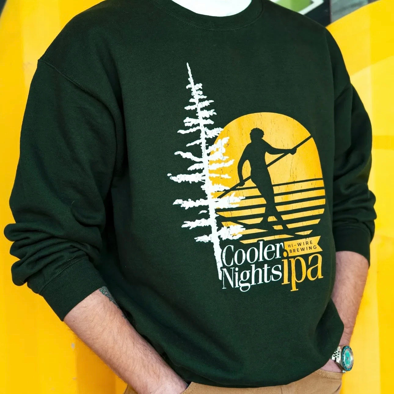Cooler Nights IPA Distressed Sweatshirt