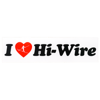 I Love Hi-Wire Bumper Sticker