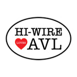 Hi-Wire Loves AVL Sticker